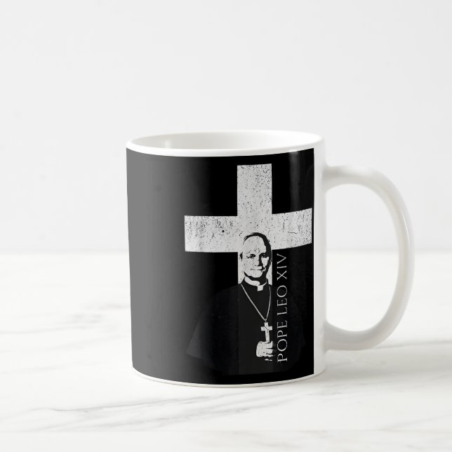 Påven Leo Xiv Robert Francis Prevost Kaffemugg (Höger)