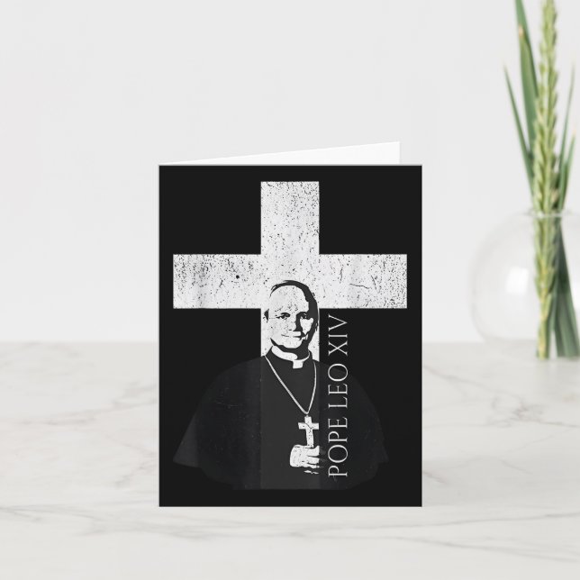 Påven Leo Xiv Robert Francis Prevost Kort (Framsida)