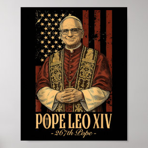 Påven Leo Xiv Robert Francis Prevost Poster