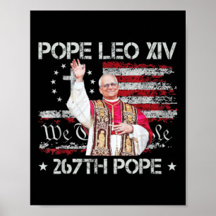 Påven Leo Xiv - Välsigna dig påve Leo Xiv 267:e på Poster