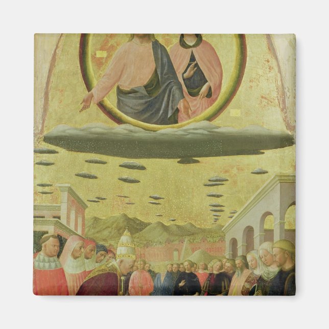 Påven Liberius som grundade Basilica Magnet (Framsidan)