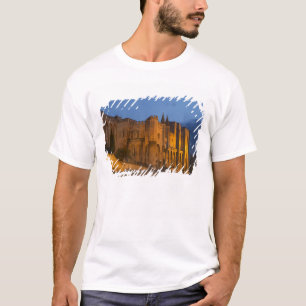 Påven Palats i Avignon vid solnedgång. Byggd T Shirt