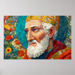 Påven Saint Damasus I: Shepherd of Helig Ord Poster