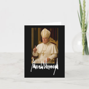 Påven Trump Funny American President Trump Vatican Kort
