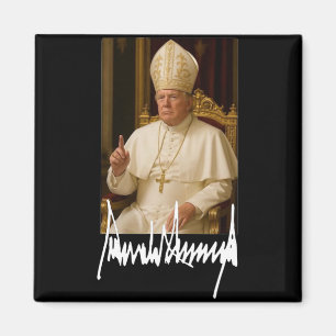 Påven Trump Funny American President Trump Vatican Magnet