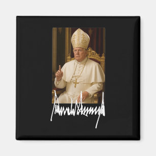 Påven Trump Funny American President Trump Vatican Magnet