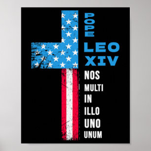 Påven Valection Pontifex - USA - påve Leo Xiv Poster