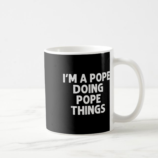 Påvepresent Roligt efternamn Familjeträd Födelseda Kaffemugg (Höger)