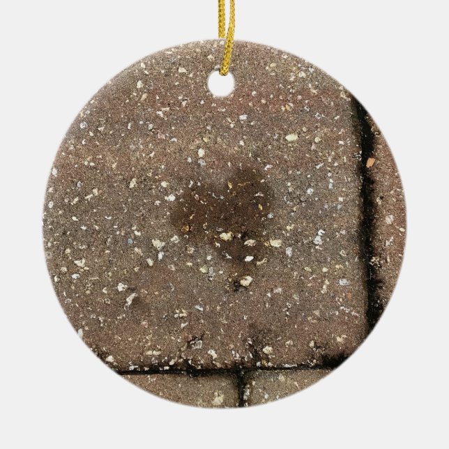 Paverhjärta Julgransprydnad Keramik (Framsidan)