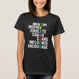 påverka utbildning uppmuntra mentor inspirera c t shirt