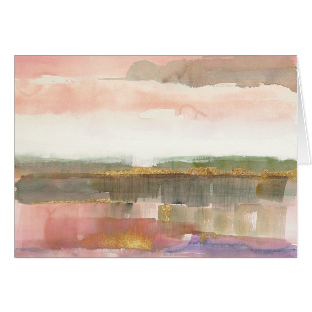 Påverkan av fodrar och färgar den guld- skörden hälsningskort (Framsidan Horizontal)