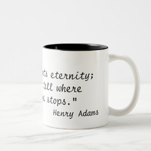 "Påverkar en lärare evighet; han kan aldrig Två-Tonad Mugg