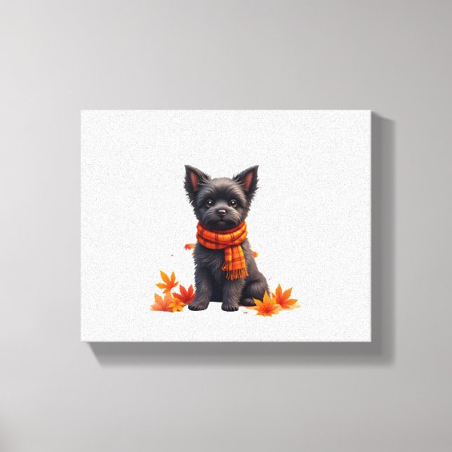 Påverkar hjärt- och kärlbildning i Höst löv Canvastryck (Framsida)