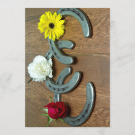 Påvetiaran blommar och hästskopartyet inbjudningar