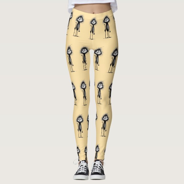 Pavian baboon leggings (Framsida)