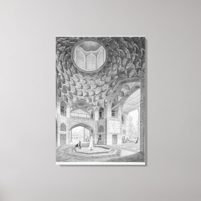 Pavilion de åtta paradiserna i Isfahan från Canvastryck (Framsida)