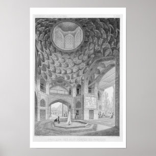 Pavilion de åtta paradiserna i Isfahan från Poster