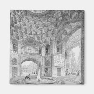 Paviljong av de åtta paradisen, i Isfahan, från Magnet