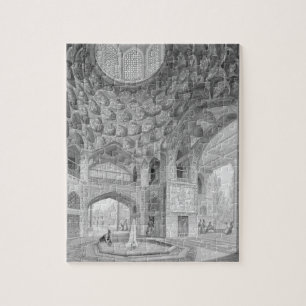 Paviljong av de åtta paradisen, i Isfahan, från Pussel