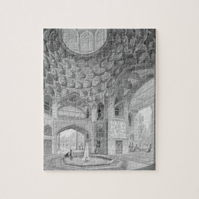 Paviljong av de åtta paradisen, i Isfahan, från Pussel (Vertikal)