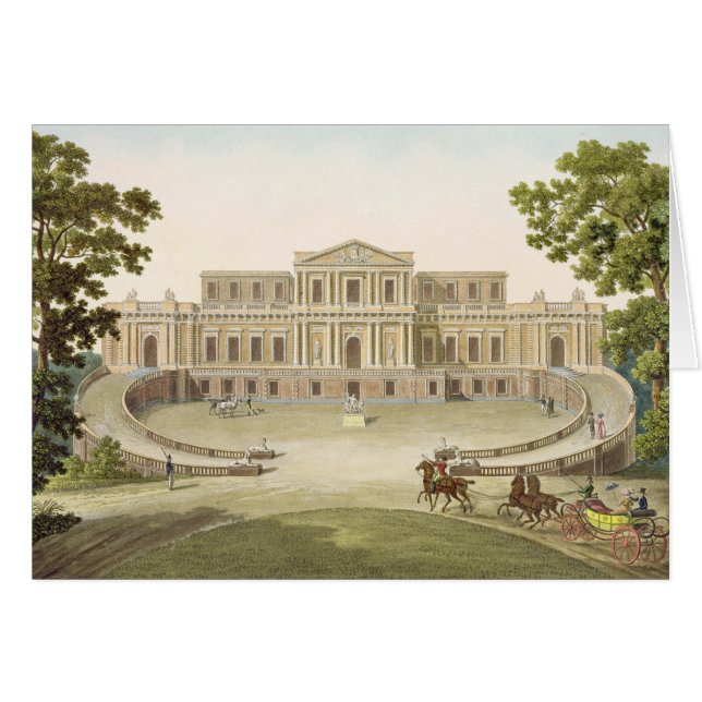 Paviljong av Haarlem, från 'Choix des-monument, Ed Hälsningskort (Framsidan Horizontal)