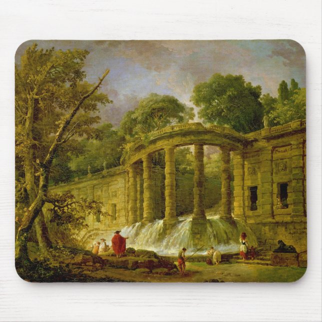 Paviljong med kaskaden, 1760 musmatta (Framsidan)