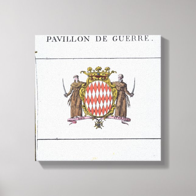 Pavillon de Guerre, närmare uppgifter från Flaggor Canvastryck (Framsida)