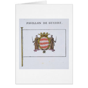 Pavillon de Guerre, specificerar från flaggor fr Hälsningskort