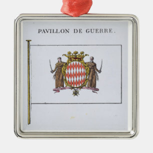 Pavillon de Guerre, specificerar från flaggor fr Julgransprydnad Metall