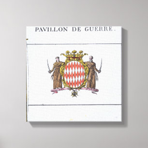 Pavillon de Guerre, specificerar från flaggor från Canvastryck