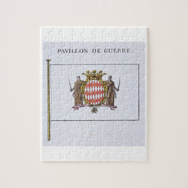 Pavillon de Guerre, specificerar från flaggor från Pussel (Vertikal)