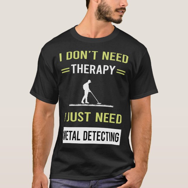 Påvisande av terapi Metall T Shirt (Framsida)