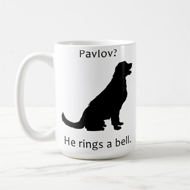 Pavlov Hund Puns Kaffemugg (Vänster)
