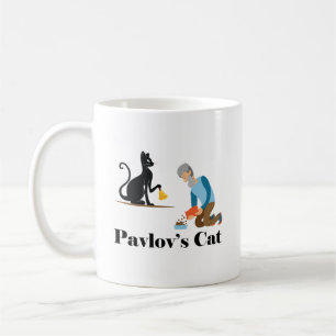 Pavlovs Cat Funny Psychology Kaffemugg