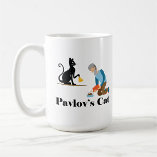 Pavlovs Cat Funny Psychology Kaffemugg