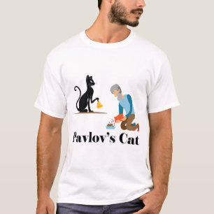 Pavlovs Cat Funny Psychology T Shirt