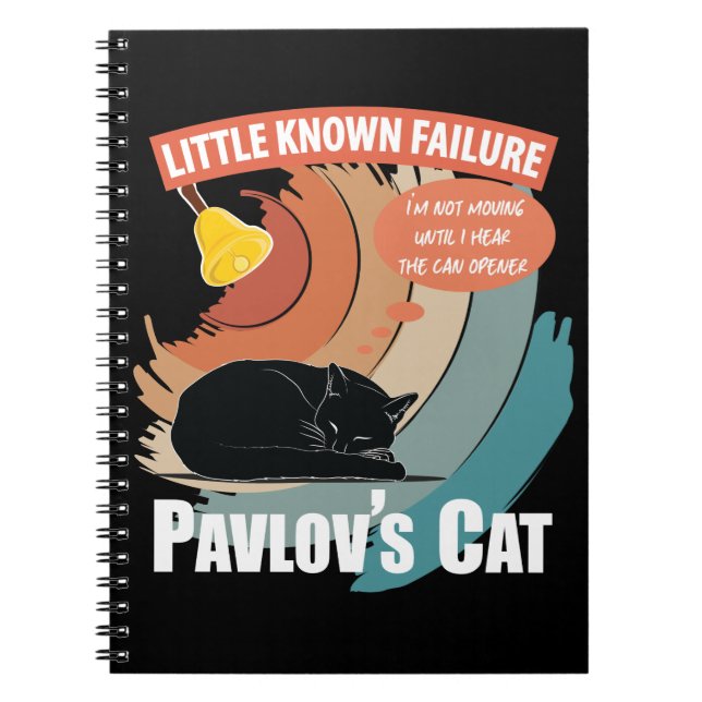 Pavlovs katt - Funny psykologi Anteckningsbok (Framsidan)