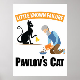 Pavlovs katt - Funny psykologi Poster
