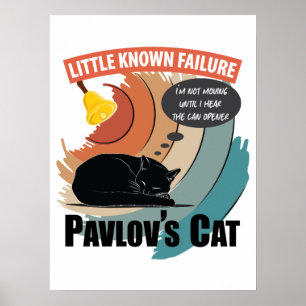 Pavlovs katt - Funny psykologi Poster