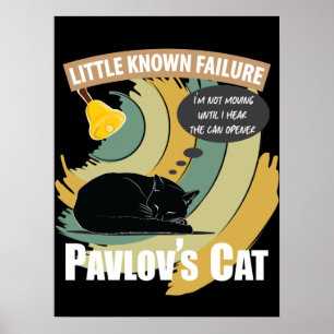 Pavlovs katt - Funny psykologi Poster