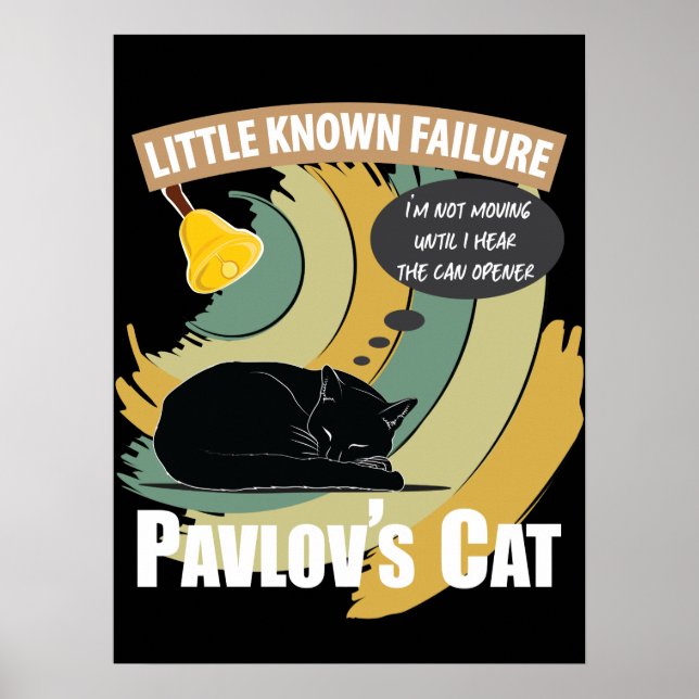 Pavlovs katt - Funny psykologi Poster (Framsidan)