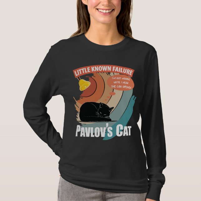 Pavlovs katt - Funny psykologi T Shirt (Framsida)
