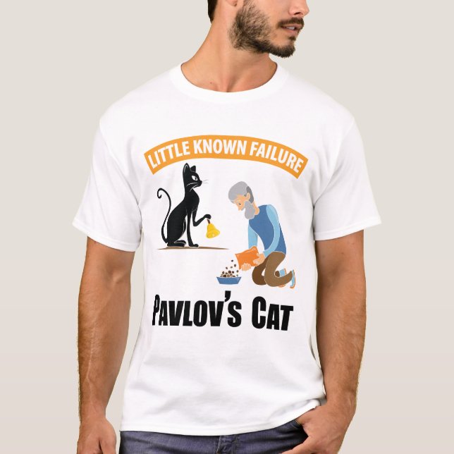 Pavlovs katt - Funny psykologi T Shirt (Framsida)