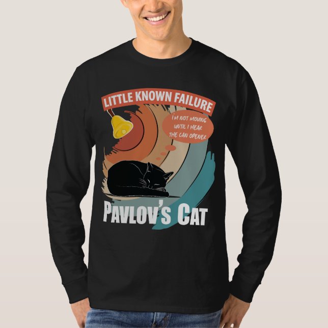 Pavlovs katt - Funny psykologi T Shirt (Framsida)