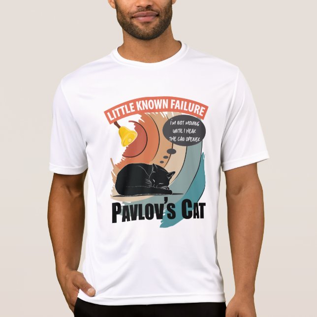Pavlovs katt - Funny psykologi T Shirt (Framsida)