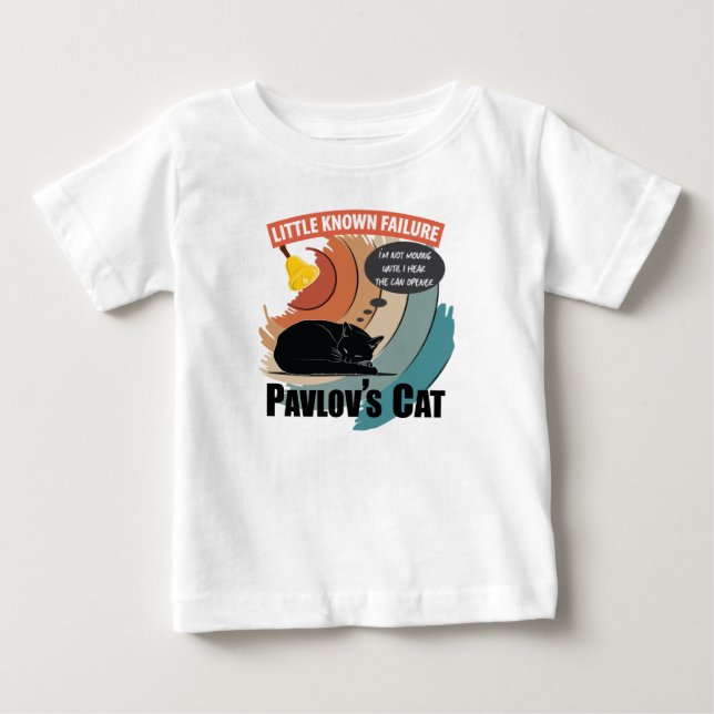 Pavlovs katt - Funny psykologi T Shirt (Framsida)