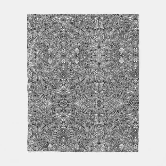 Pavo Pontem Abstrakt Ull  Fleecefilt (Framsidan)