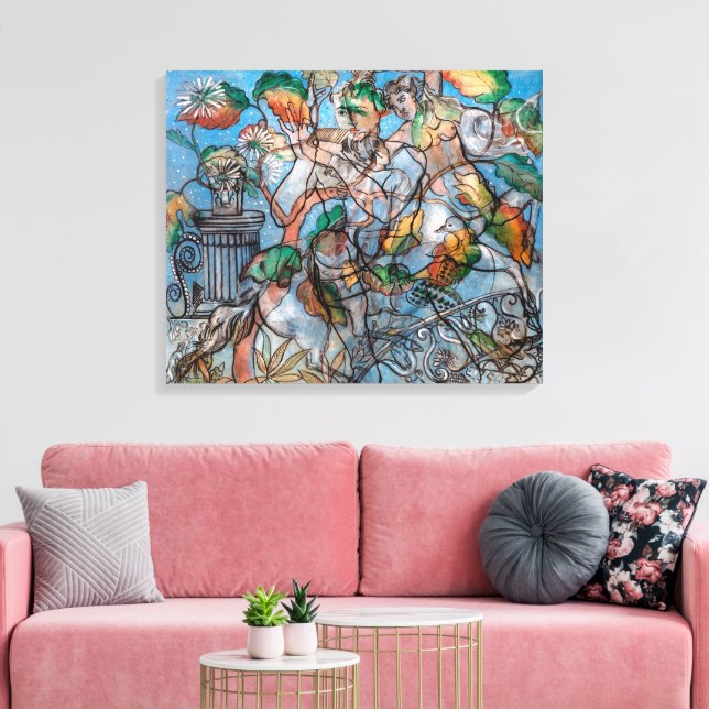 Pavonia | Francis Picabia | Canvastryck (Insitu (Vardagsrum))
