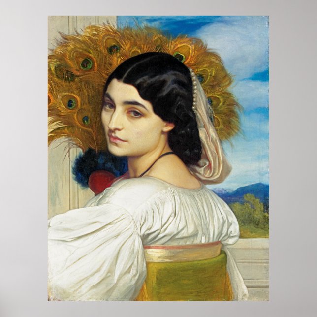 Pavonia - Frederic Leighton Poster (Framsidan)
