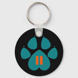 paw keychain nyckelring